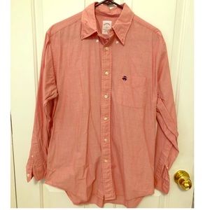 Brooks Brothers salmon button down shirt, M